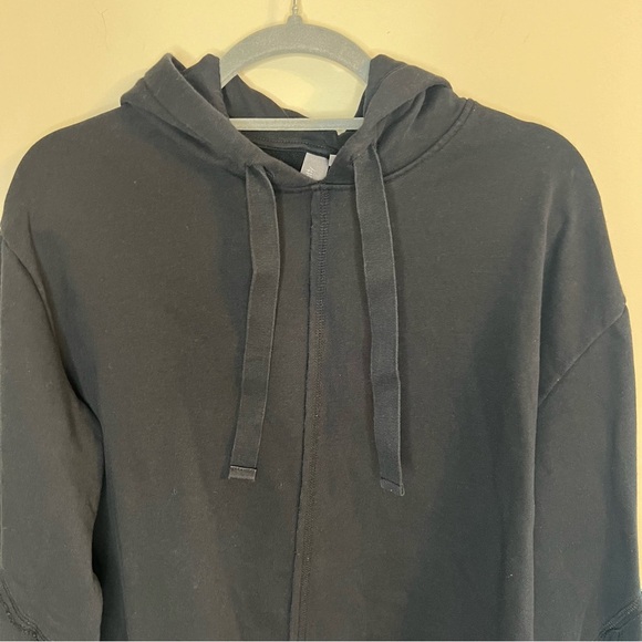 SWEATY BETTY Oversized Drop Shoulder Revive Hoodie Sweatshirt Black 8/M - Picture 5 of 14